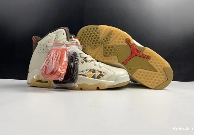 QUAI54 AIR SAIL JORDAN BROWN 6 RETRO 1212